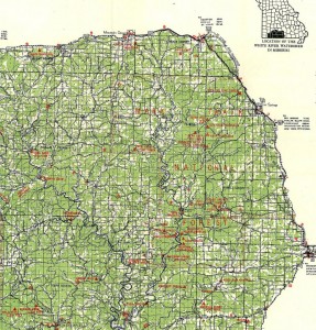 1930's Map of the North Fork Country