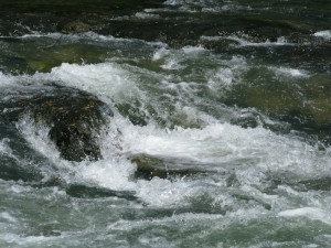 August 2008 - close up of the falls