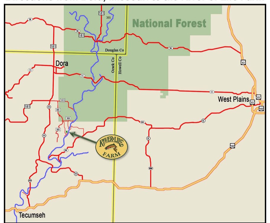  Directions to River of Life Farm Missouri Ozarks Premier Vacation