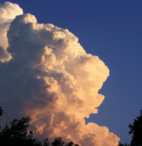 Evening Storm over the lower North Fork River