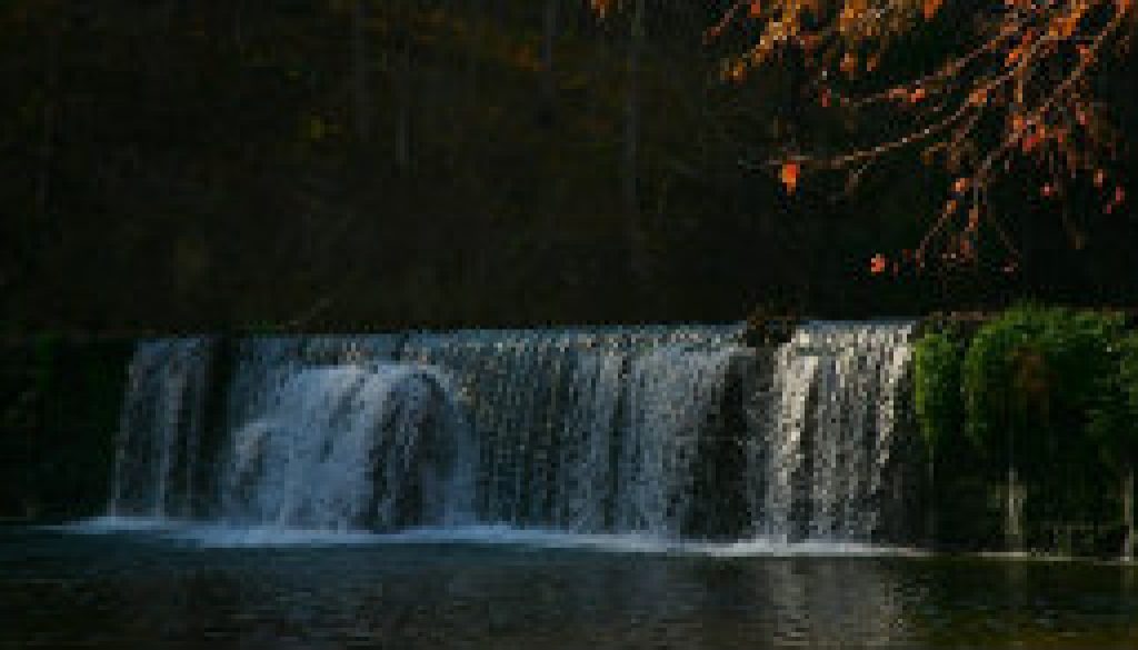 Falls at Rockbridge at noon November 6th 2008 featured