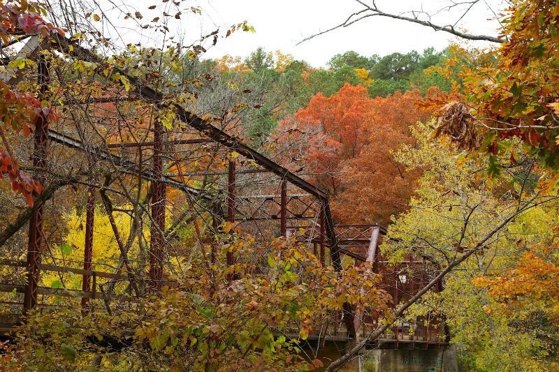 The bridge over the North Fork at Hebron 23 Oct