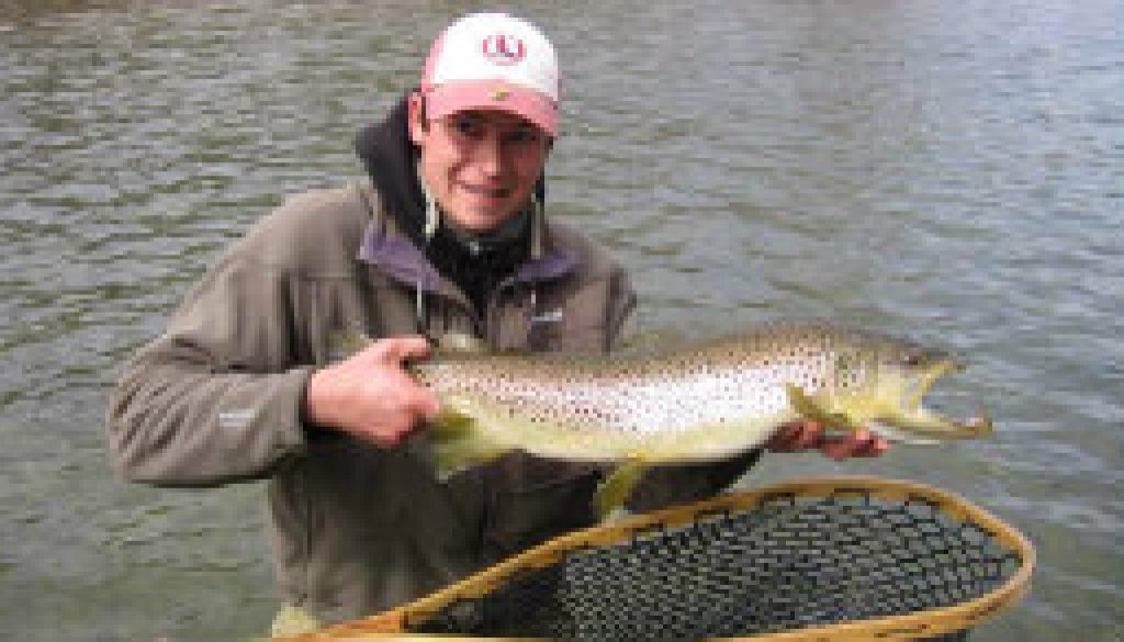 28 inch Brown Trout caught a the Falls featured