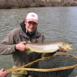 28inch Brown Trout caught a the Falls1