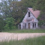 Old buildings at Highway 14 and County W 