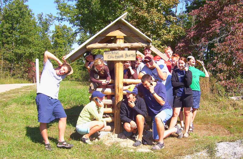 River of Life Farm Hillbilly Phone booth