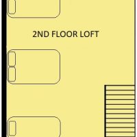 Mountain Log Lookout Floorplan level 2