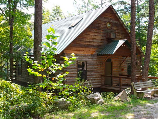 River of Life Farm - Missouri Mountain Log Lookout Cabin