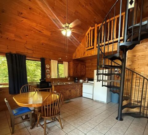 Treetop Loft Cabin kitchen